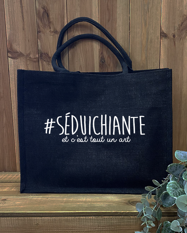 Sac en toile de Jute * Séduichiante *